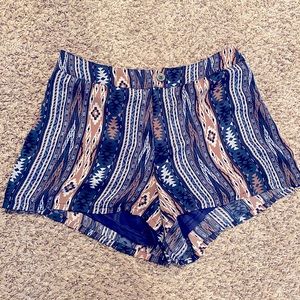 Blu pepper boho shorts